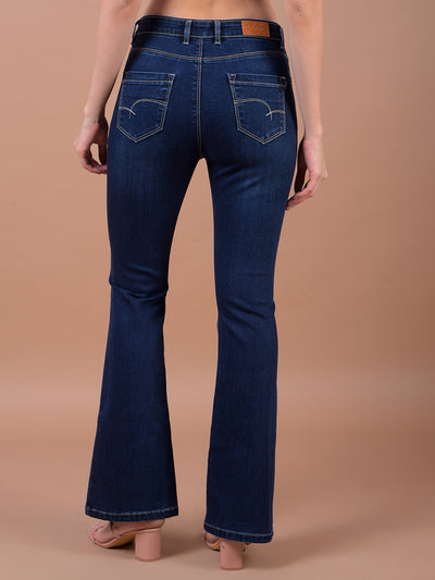 Streamlined Blue Bootcut Jeans