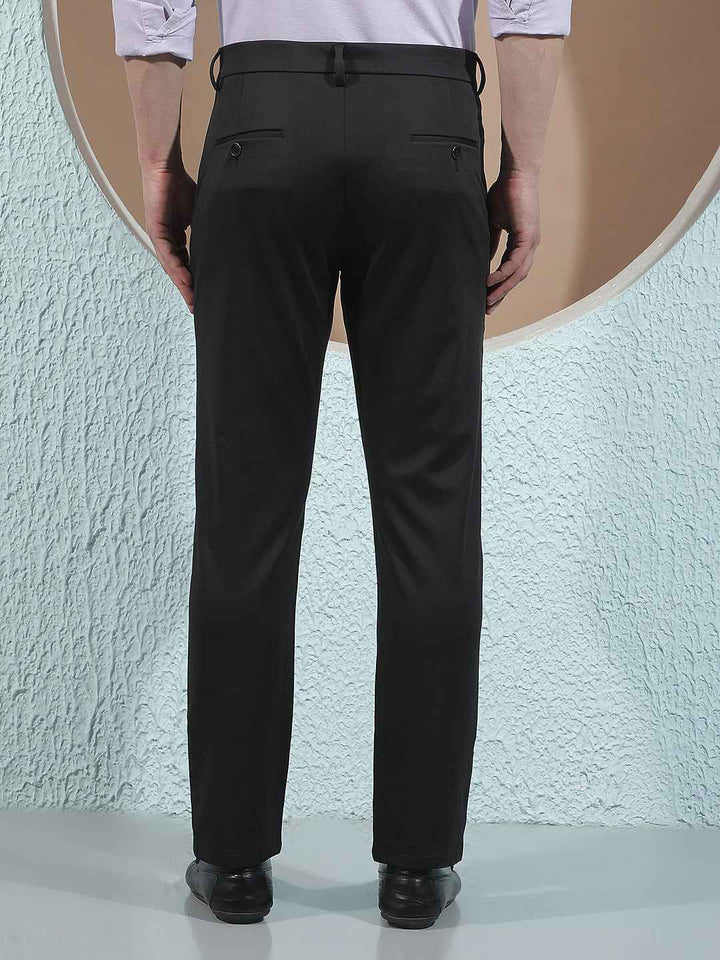 Black Knitted Trousers
