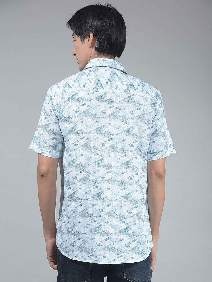 Green Urban Printed Shirt