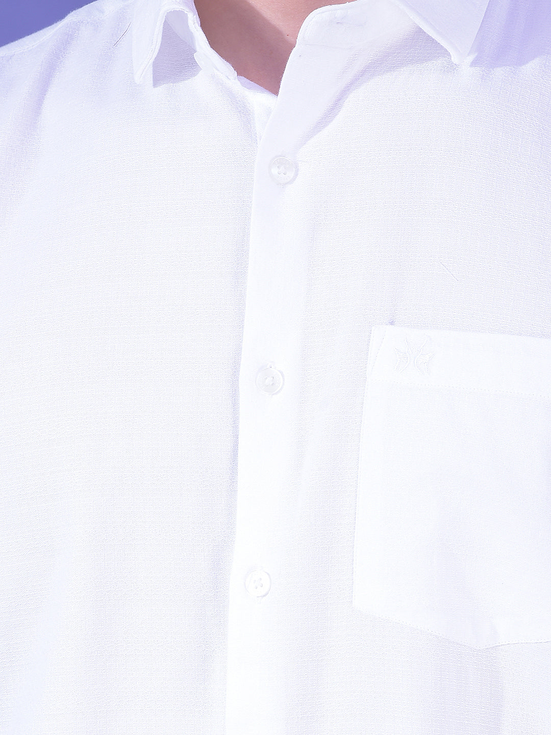 Echo Ivory White Textured Shirt