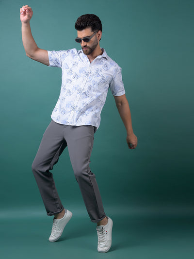 Grey Korean Fit Trousers