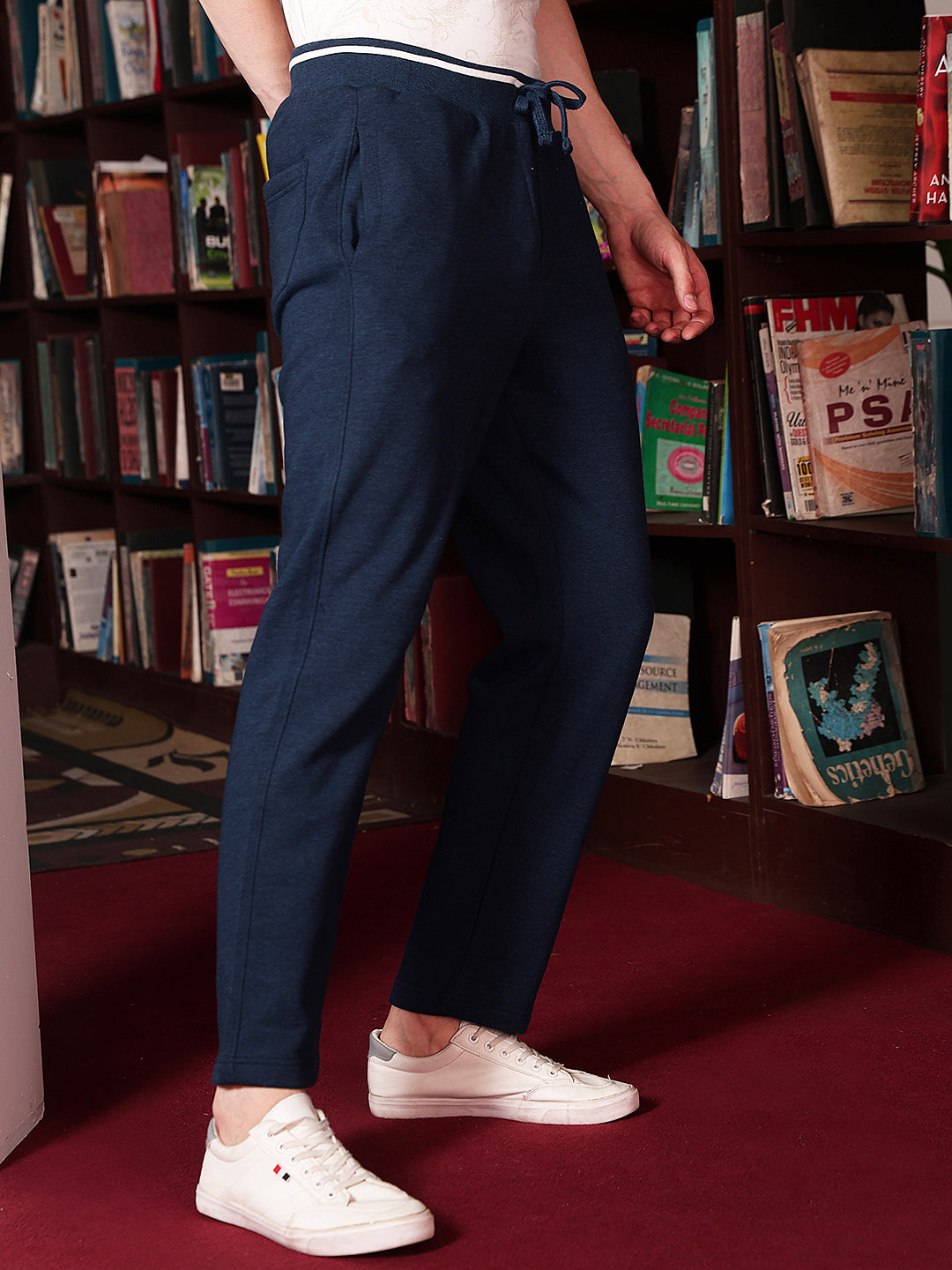 Minimalist Midnight Navy Navy Blue Trackpants