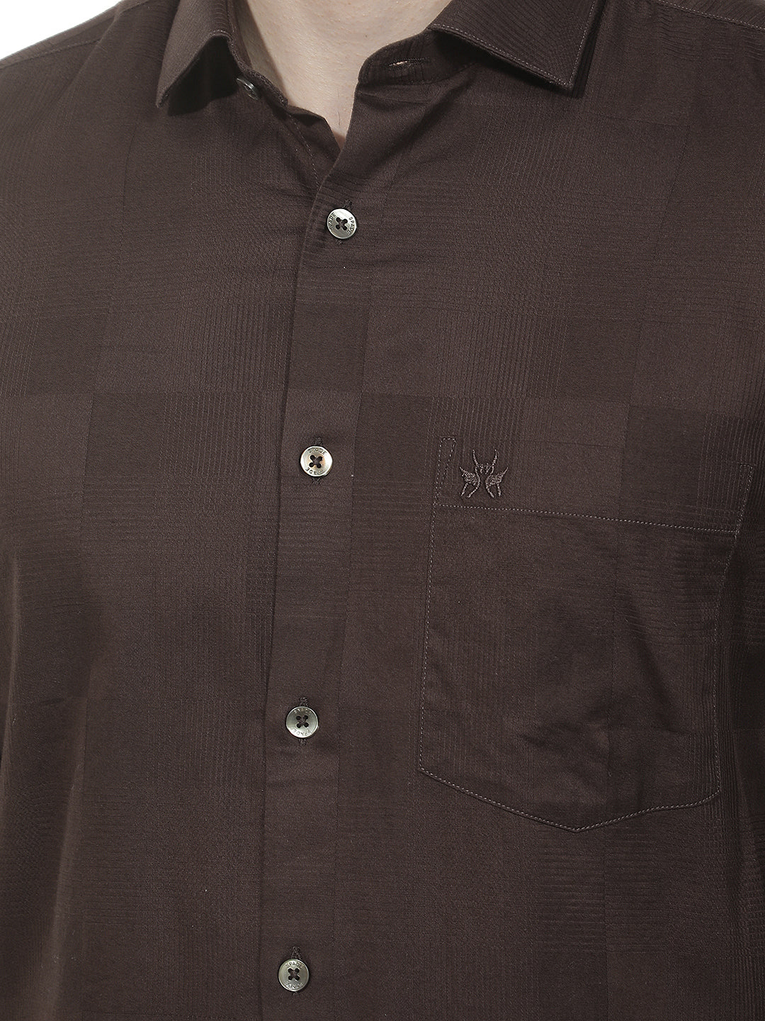 Brown 100% Cotton Shirt