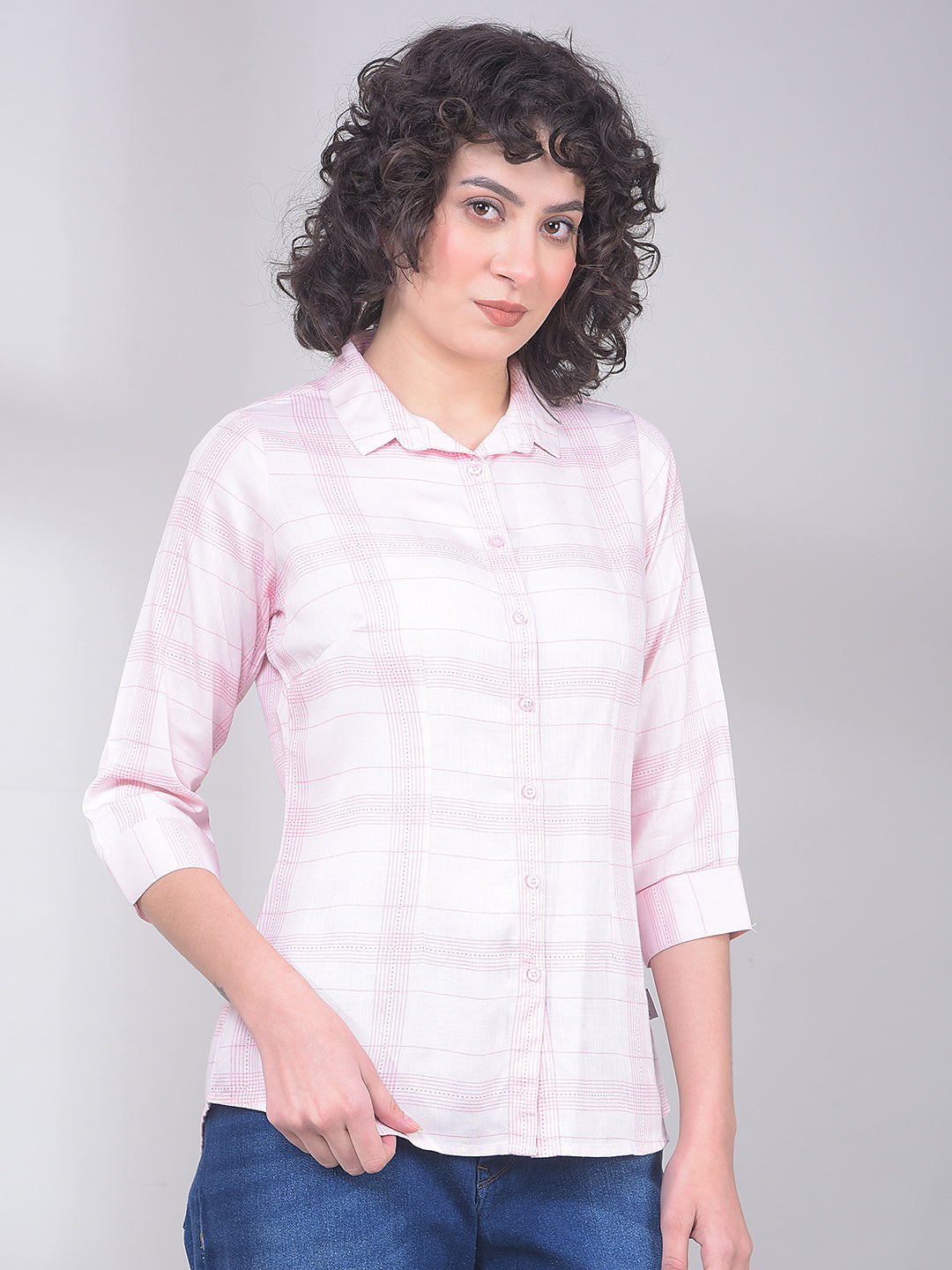 Pink Checked Shirt