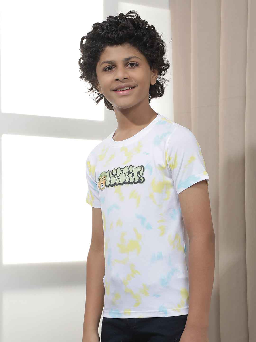 Multi-Color Splash Statement T-Shirt