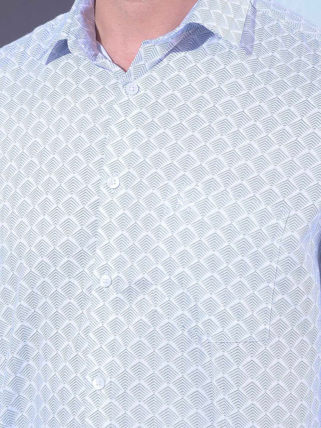 White Printed Shirt