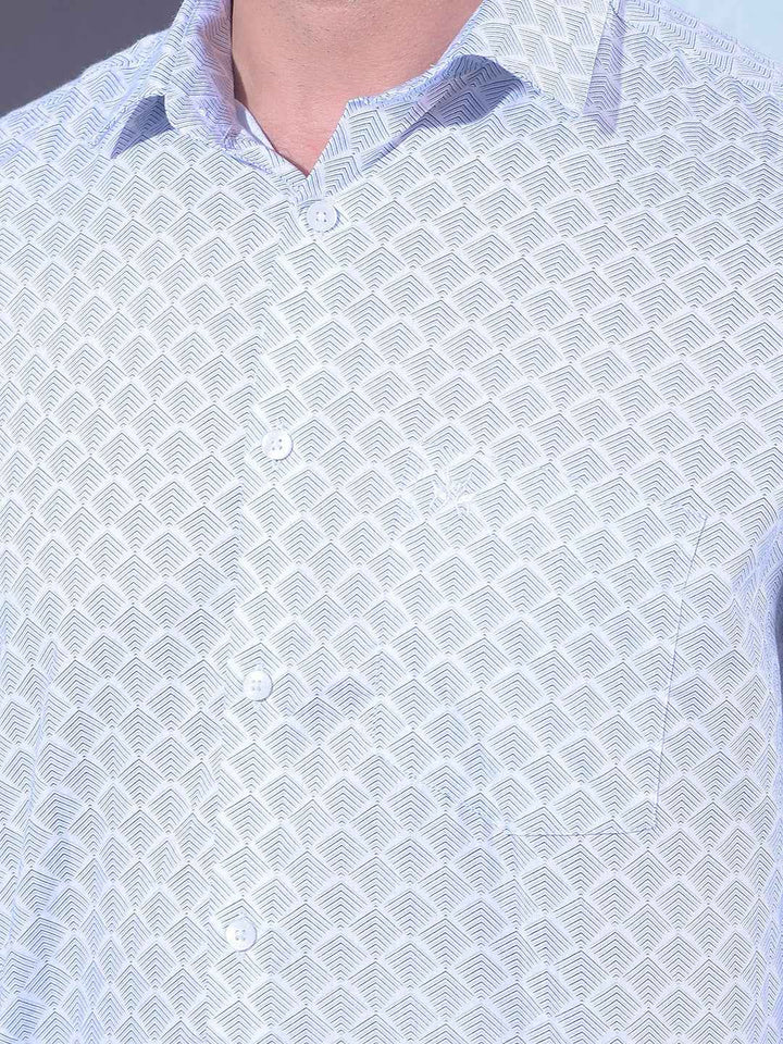 White Printed Shirt