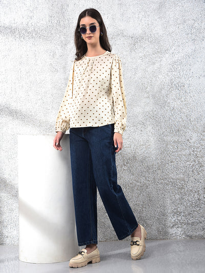 Blue Wide Leg 100% Cotton Jeans