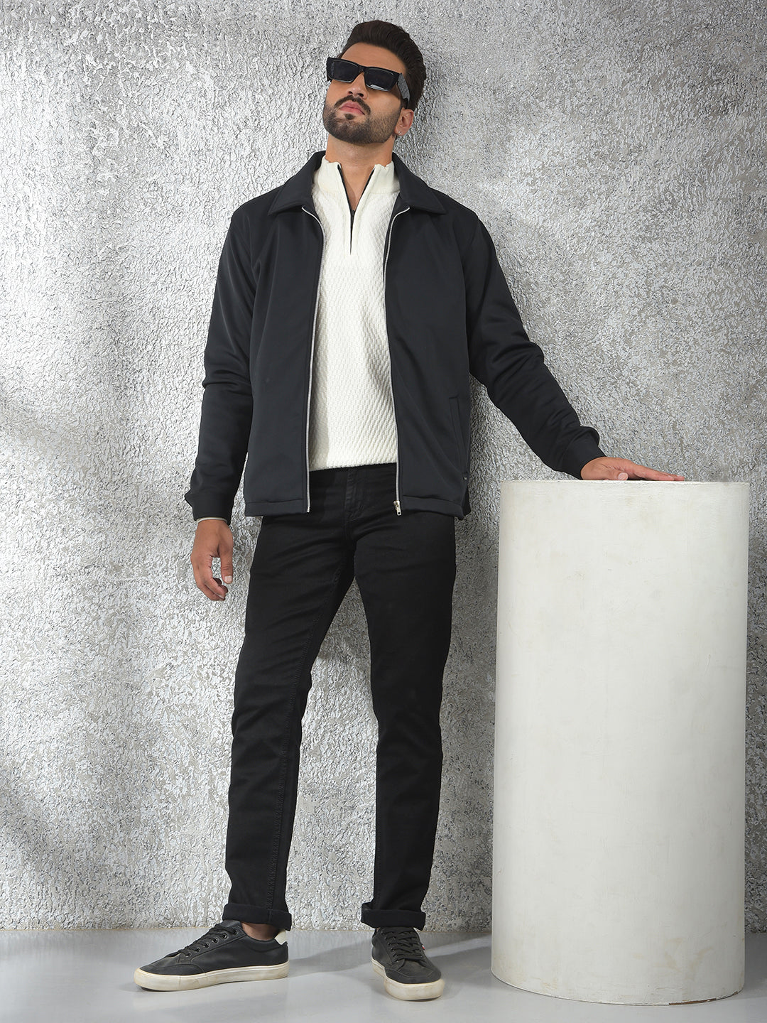 Urban Edge Navy Blue Shacket