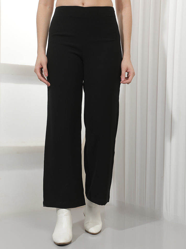 Black Wide Leg Trousers