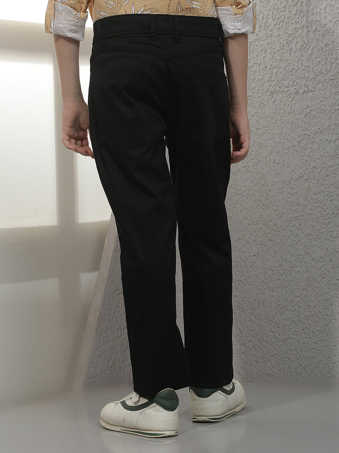 Tailored Jet Black Trousers