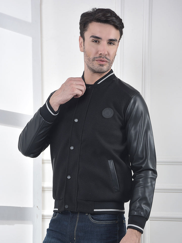 Black Classic Varsity Jacket