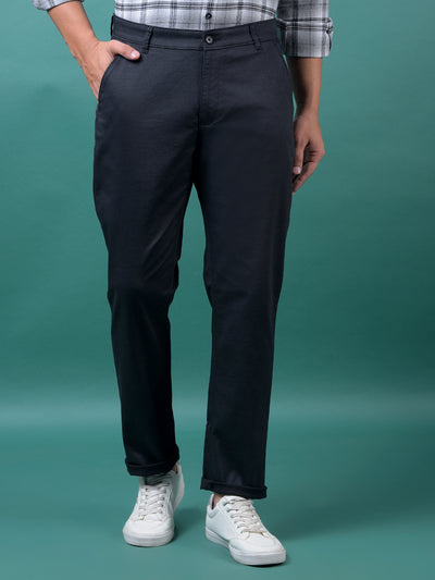 Black Printed Trousers