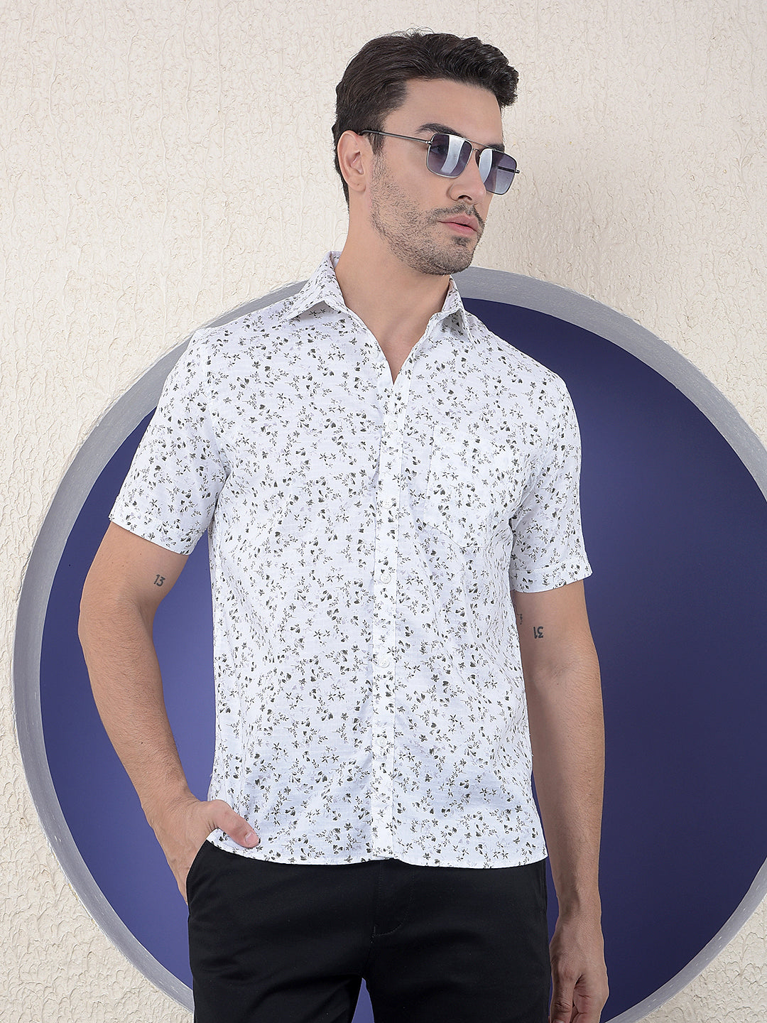 Frost Bloom Printed Shirt