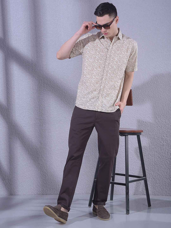 Brown Chinos Trousers