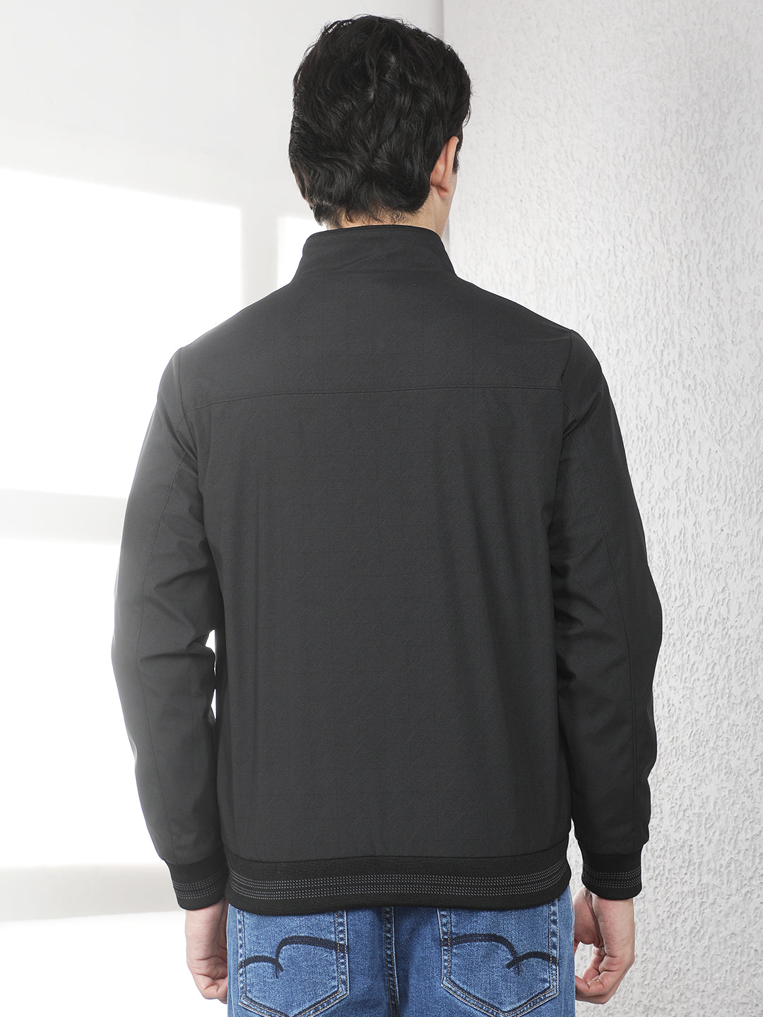 Signature Raven Black Bomber Jacket