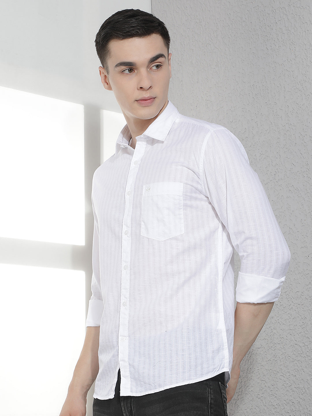 White Striped Shirt