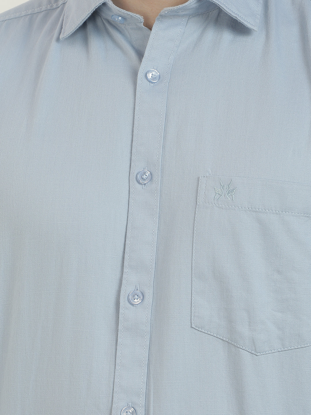 Refined Deep Blue Shirt