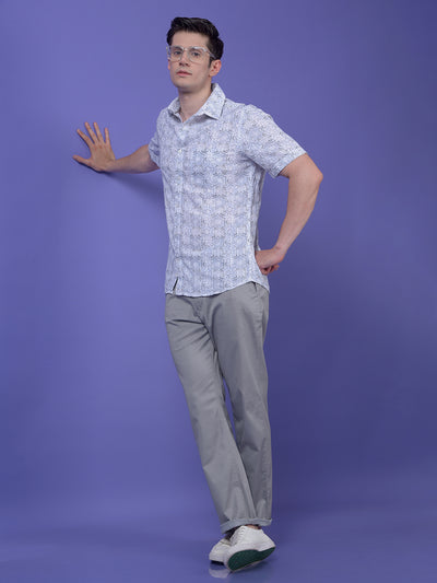 Clean Look Grey Trousers