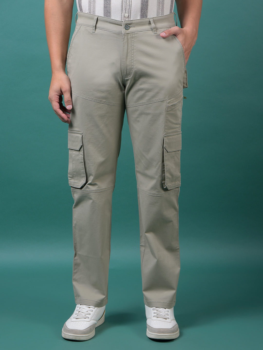 Green Cargo Trousers