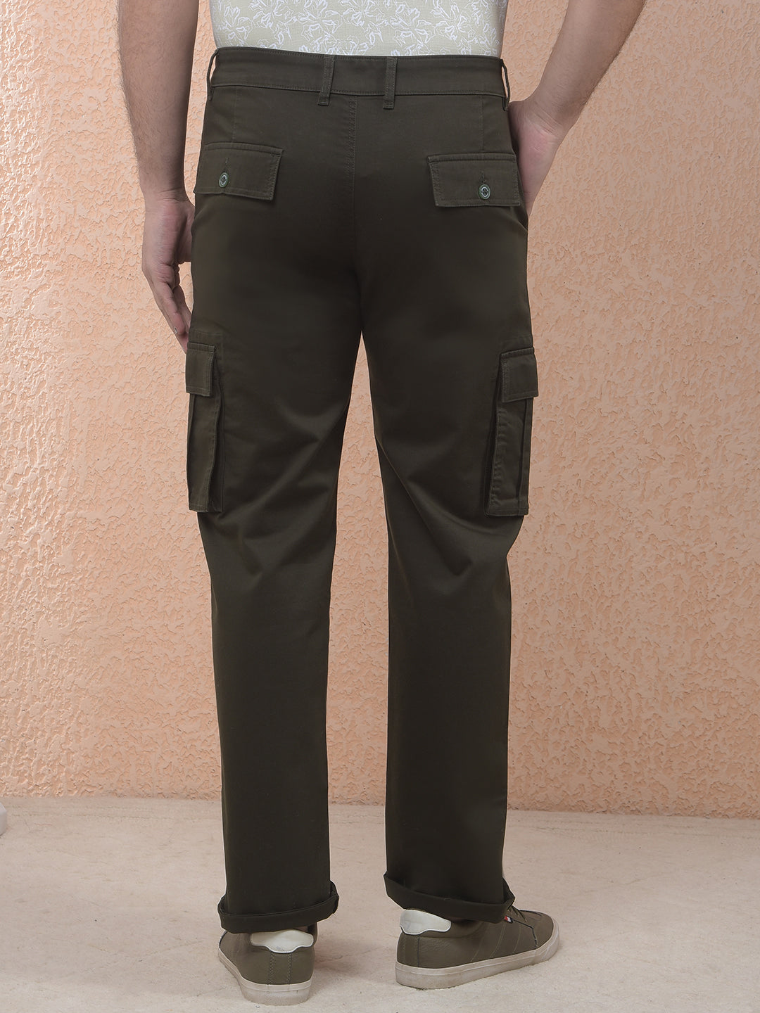 Olive Cargo Trousers