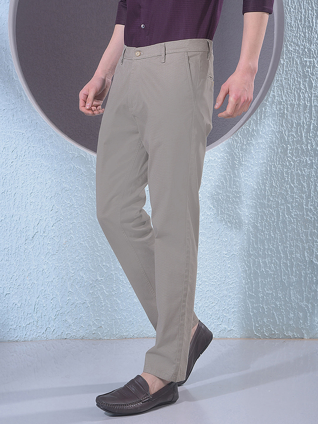 Utility Khaki Printed Trousers
