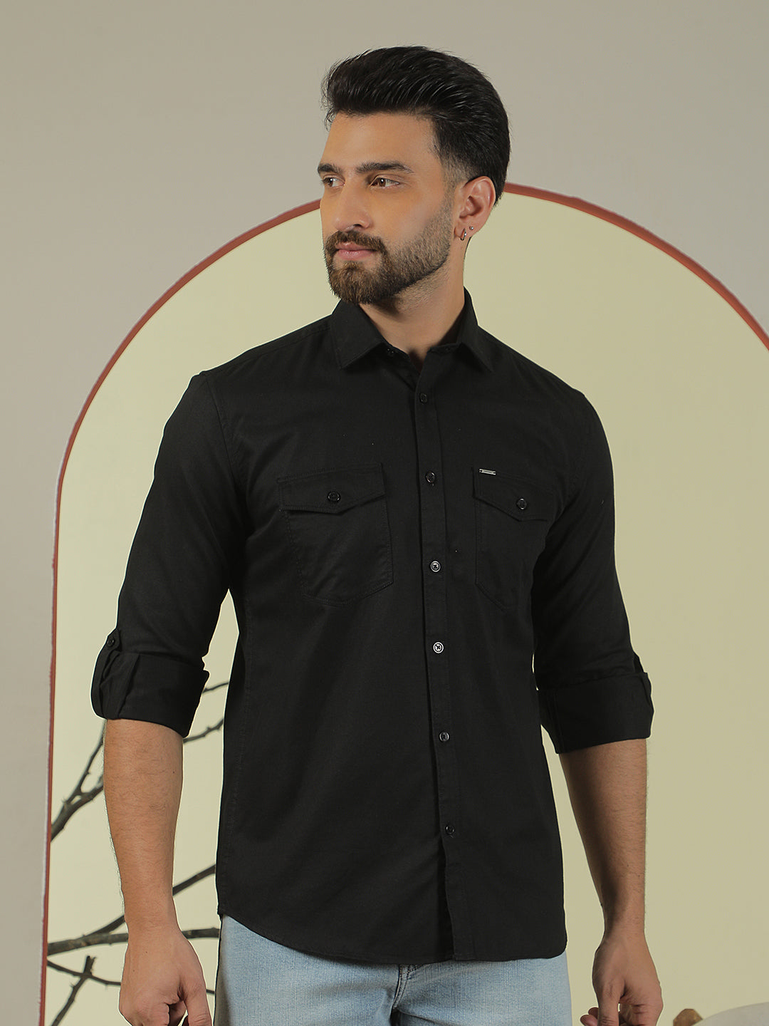 Black 100% Cotton Shirt