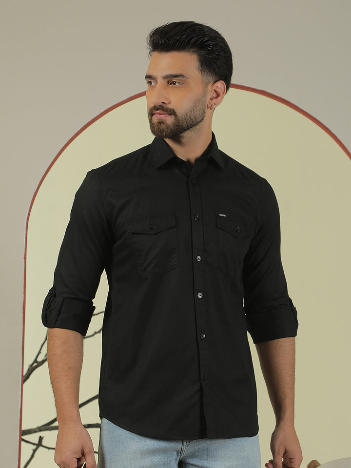 Black 100% Cotton Shirt