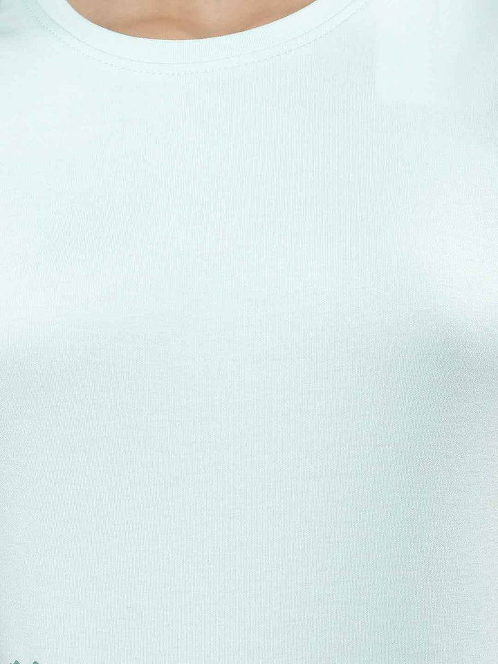 Green Typographic Print T-Shirt