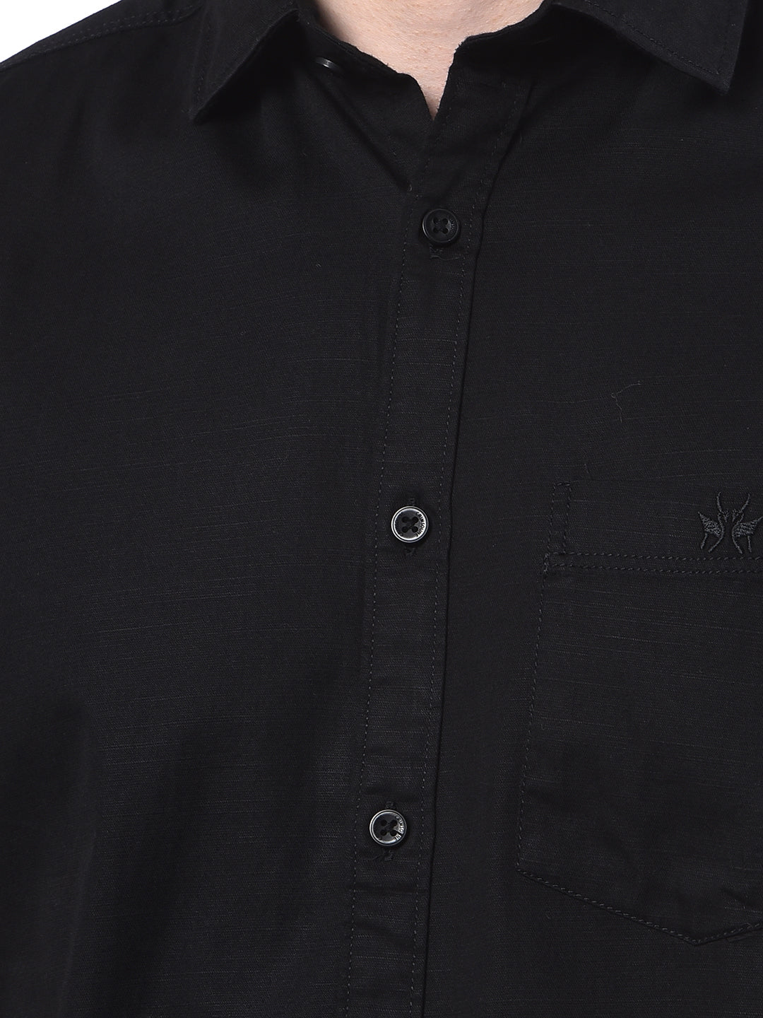 Shadow Black Formal Shirt