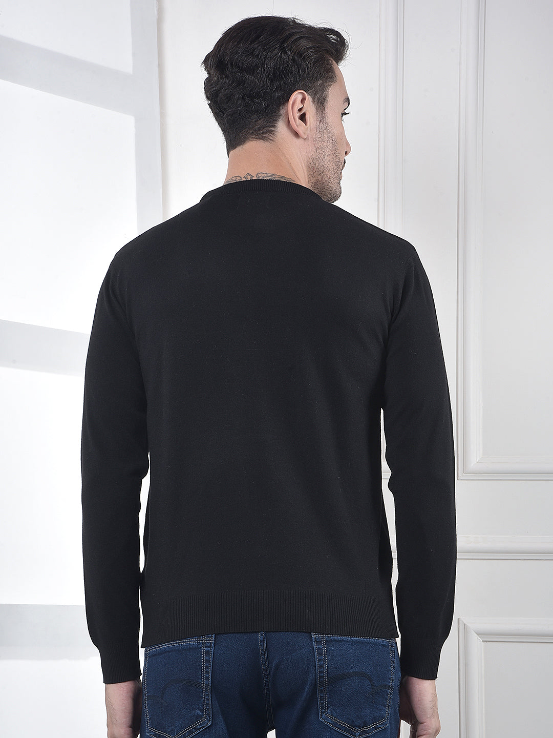 Classic Black Knit Sweater