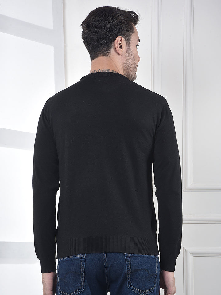 Classic Black Knit Sweater