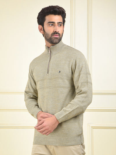 Lightweight Beige Knitted Sweater