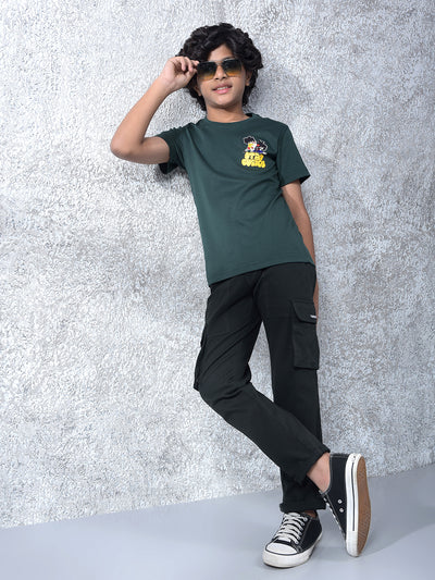 Green Graphic Print T-Shirt