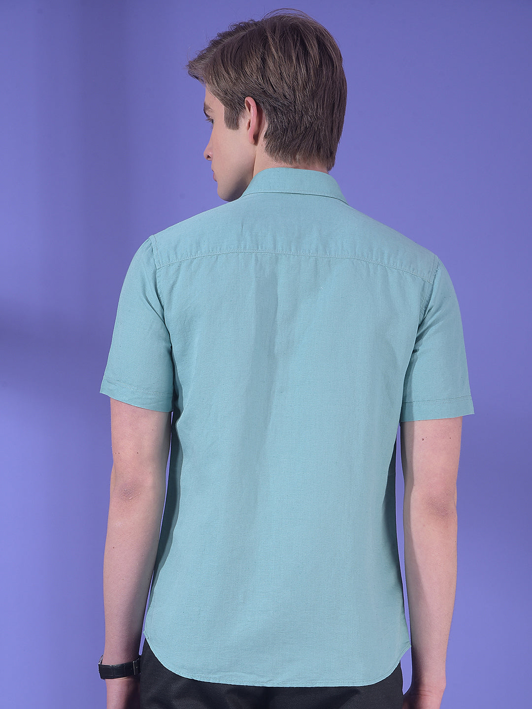 Eucalyptus Green Linen Shirt