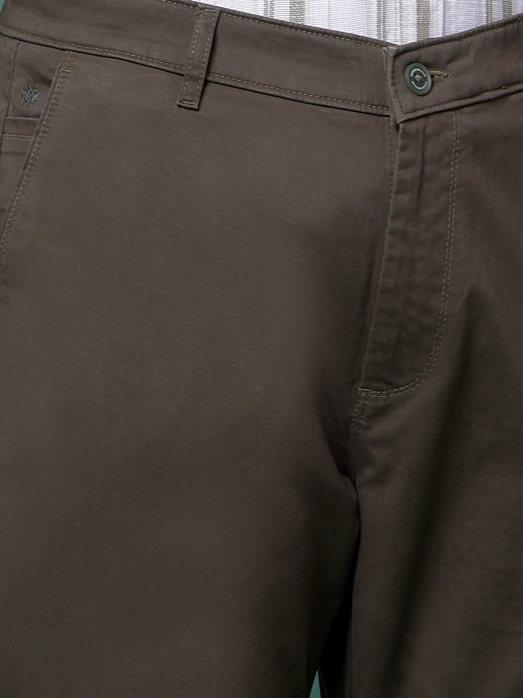 Edgy Olive Trousers