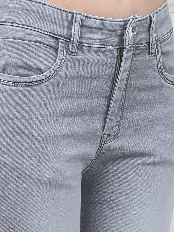 Smoke Grey Bootcut Jeans