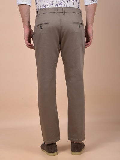 Urban Straight Brown Trousers