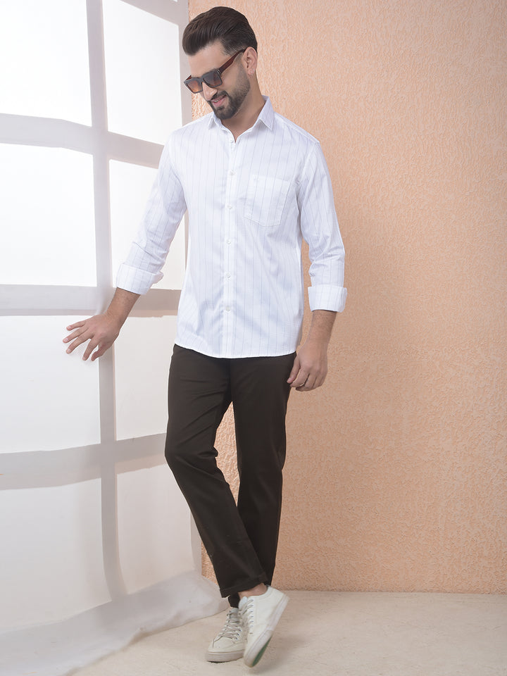Chocolate Brown Casual Trousers