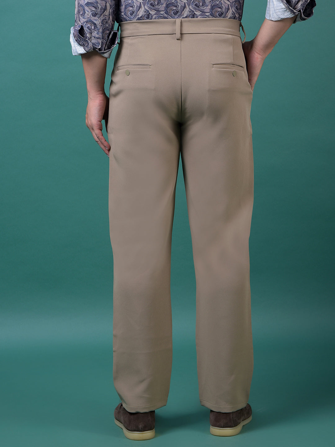 Khaki Korean Fit Trousers