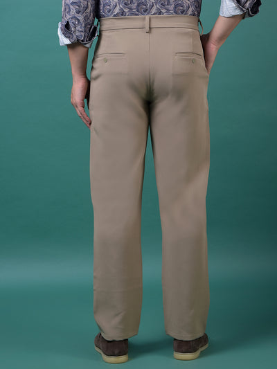 Khaki Korean Fit Trousers
