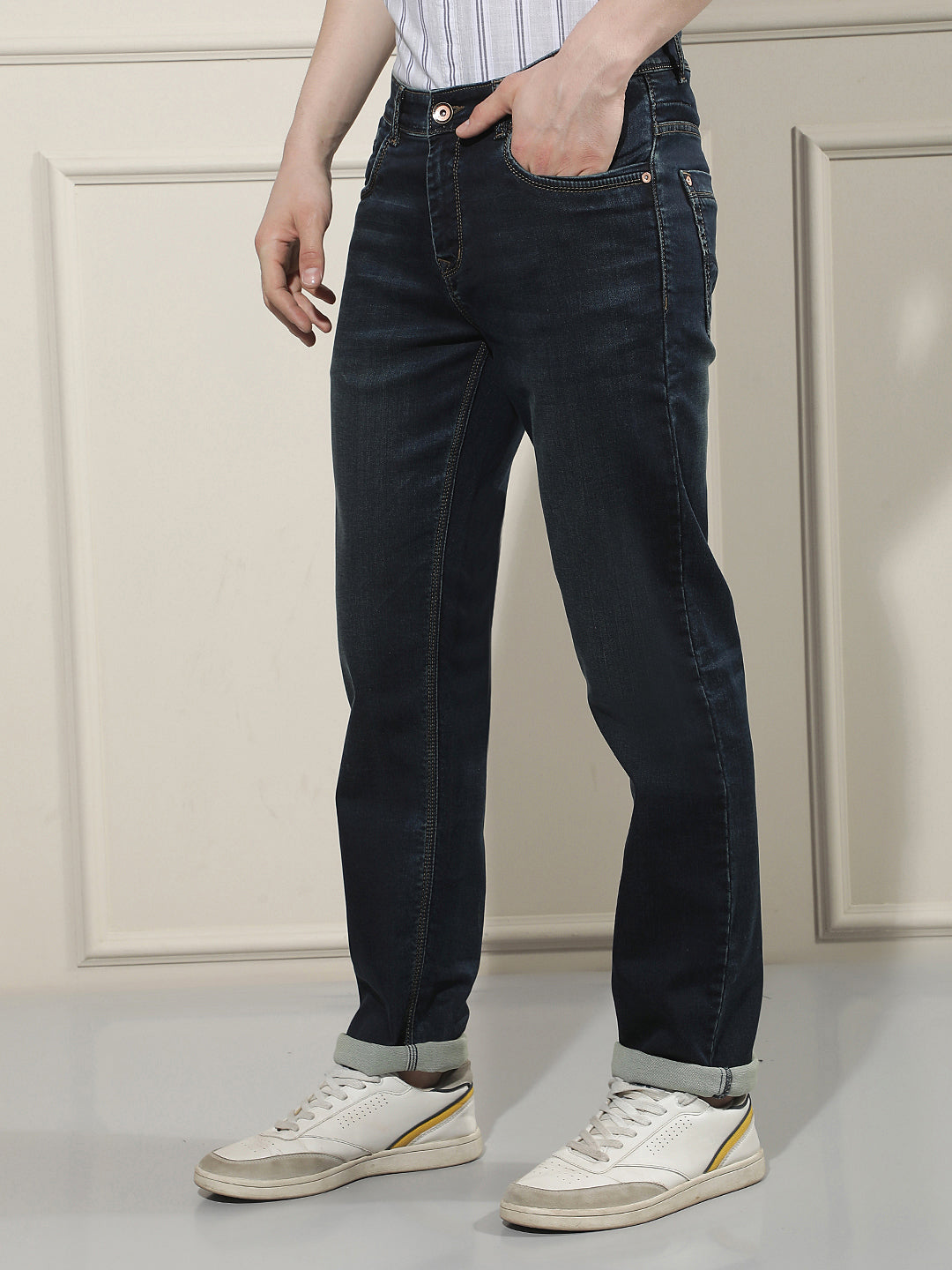 Urban Sapphire Blue Straight Jeans
