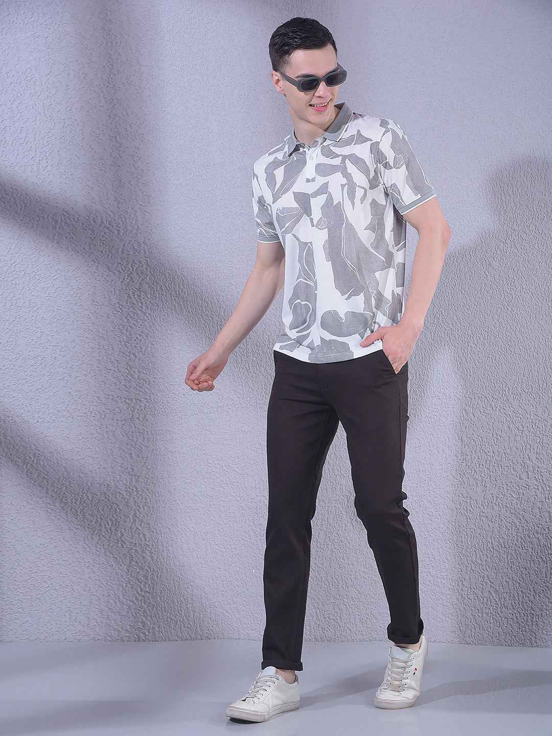 Grey Printed T-Shirt