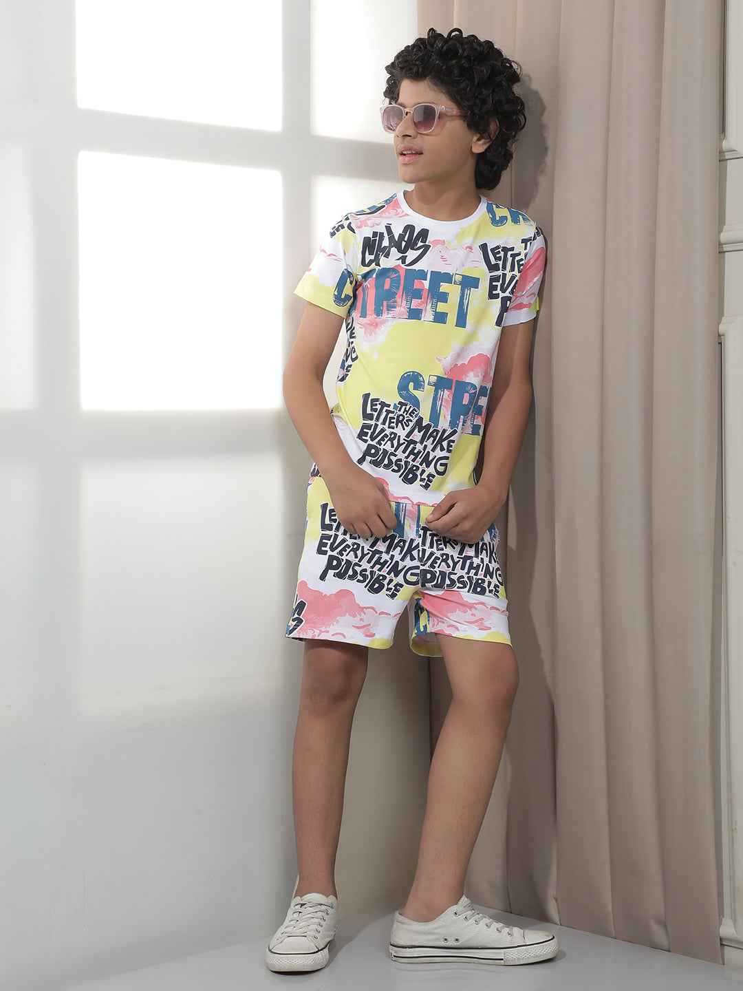 Multi-Color Printed Shorts