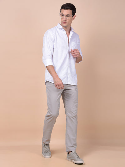 Iconic White Printed Shirt