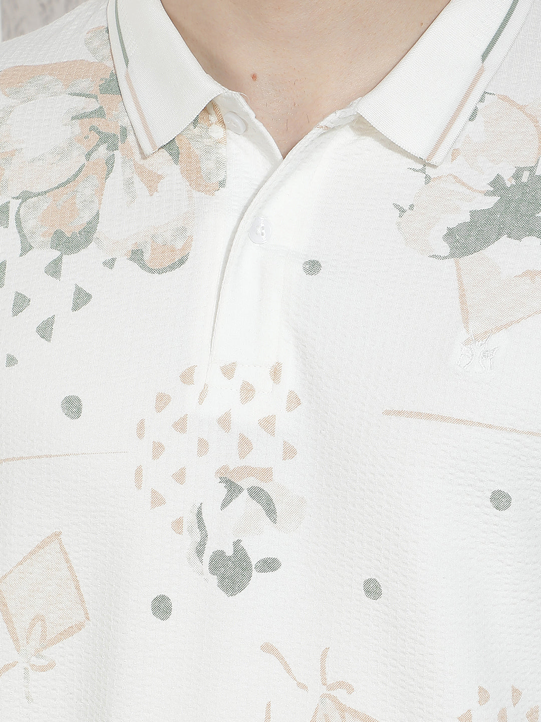Green Floral Print T-Shirt