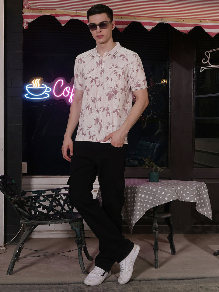 Pink Floral Print T-Shirt