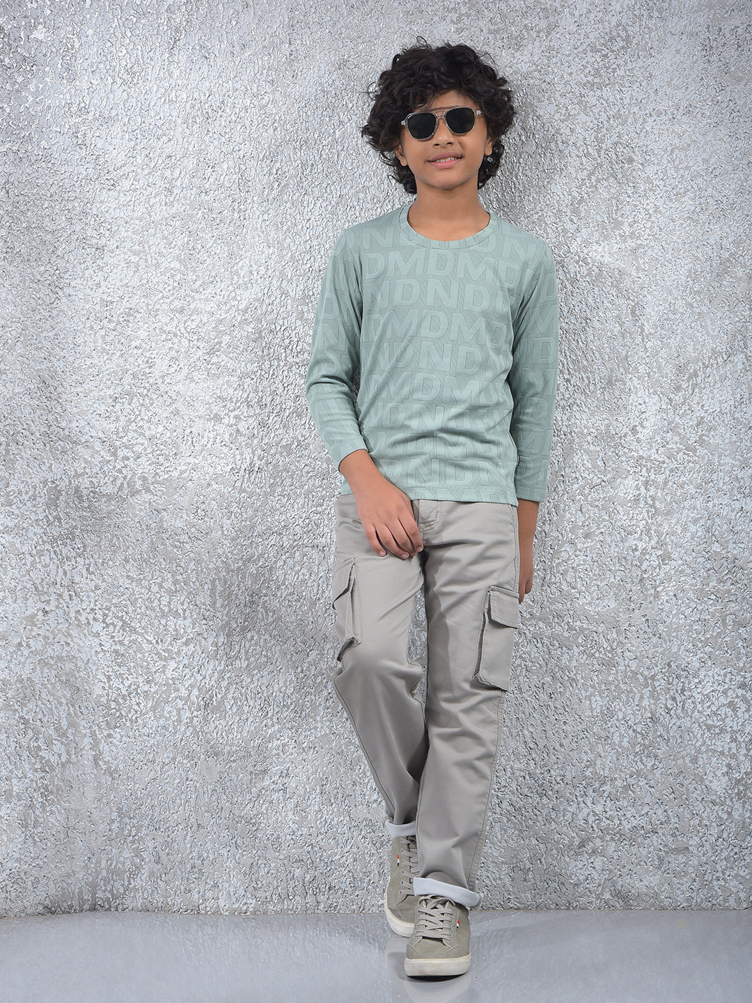 Elite Edge Green Jacquard T-Shirt