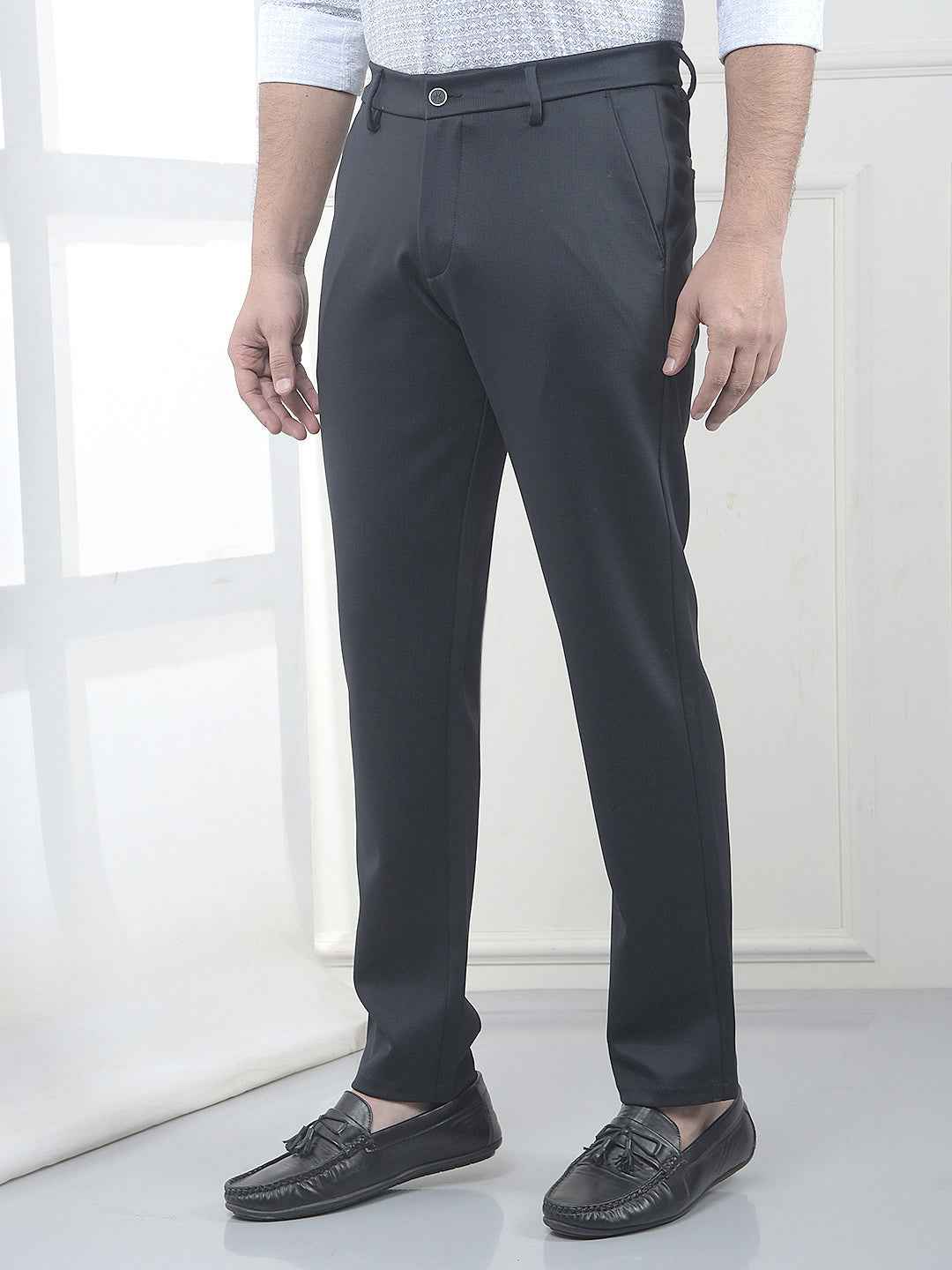 Black Modern Trousers