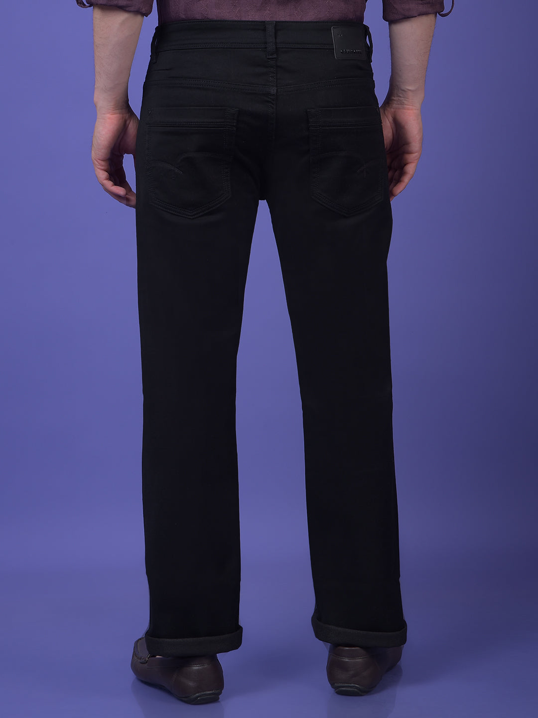 Black Straight Jeans